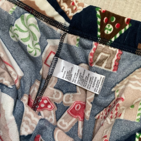 Disney Mickey Mouse Gingerbread Long Sleeve Pajama Set Size 3X XXXL - Picture 13 of 14